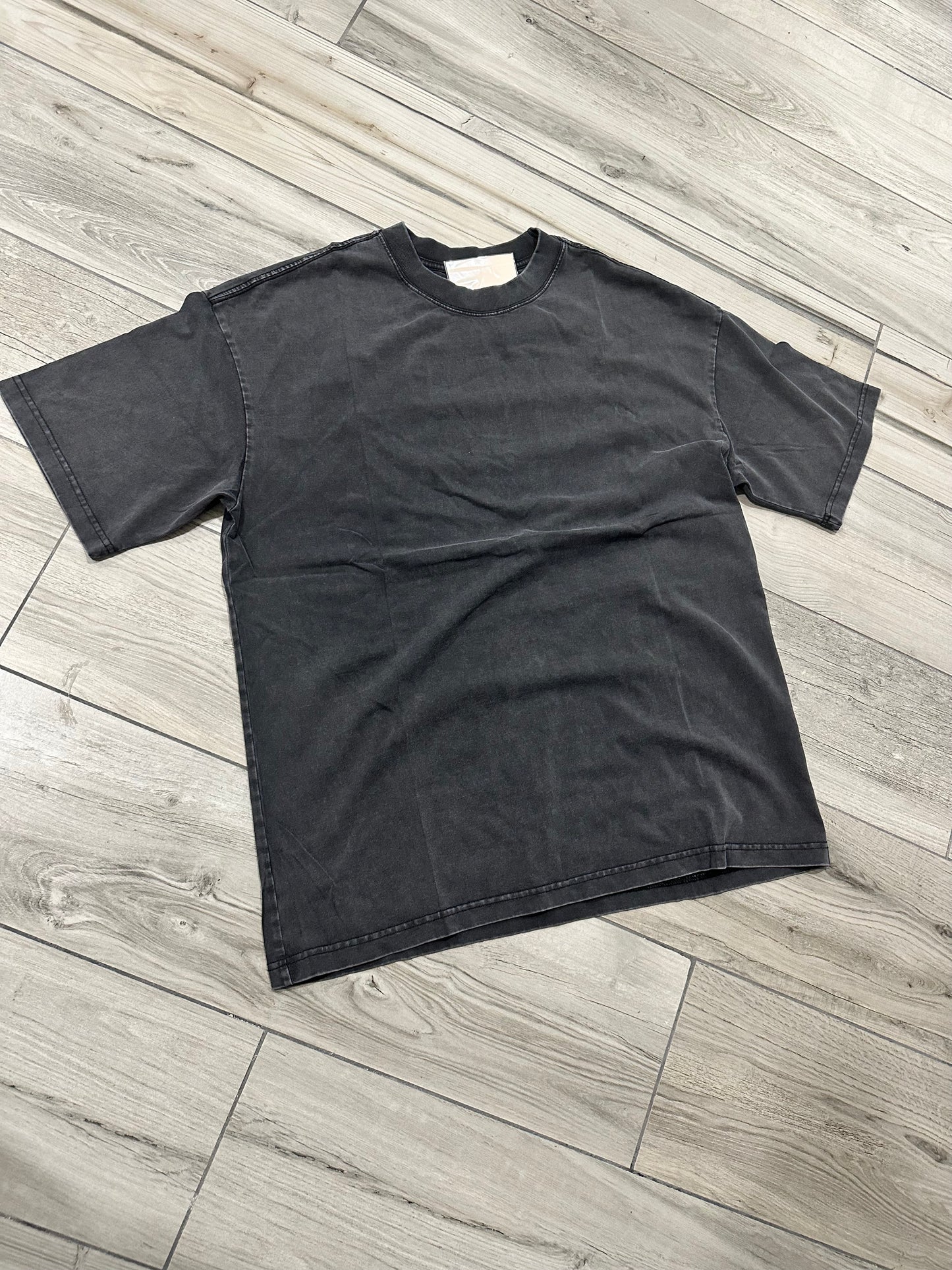 T-shirt stone washed black