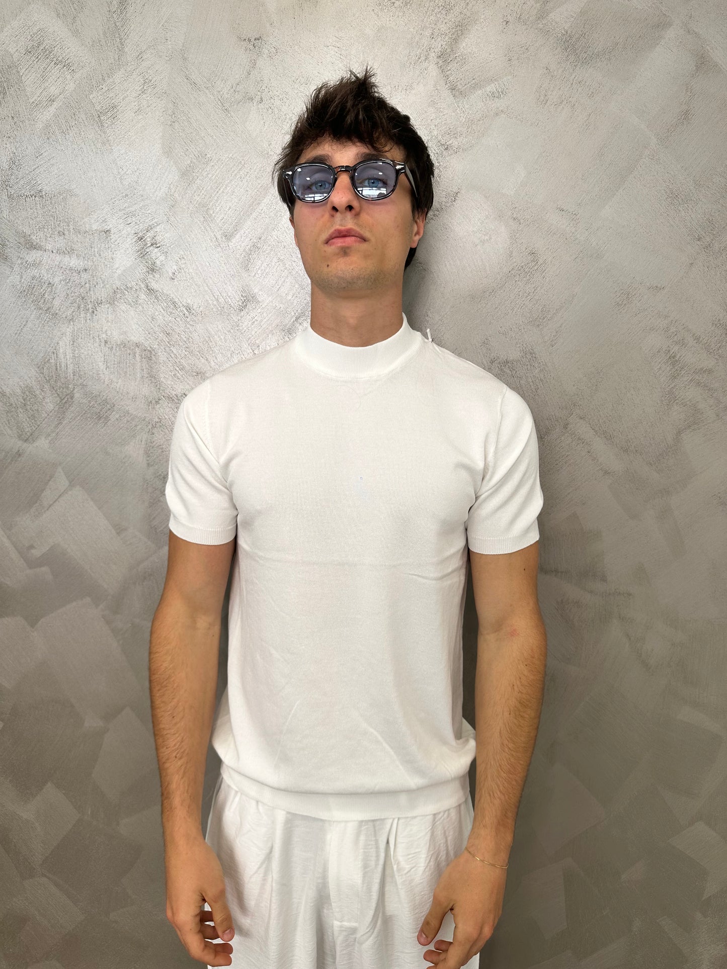 T-shirt in filo white