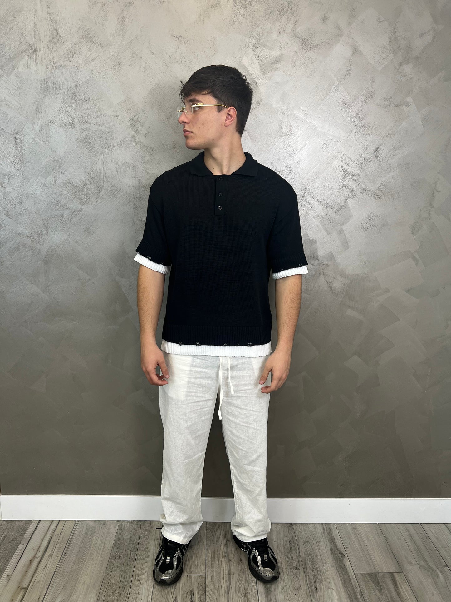 Polo double london black