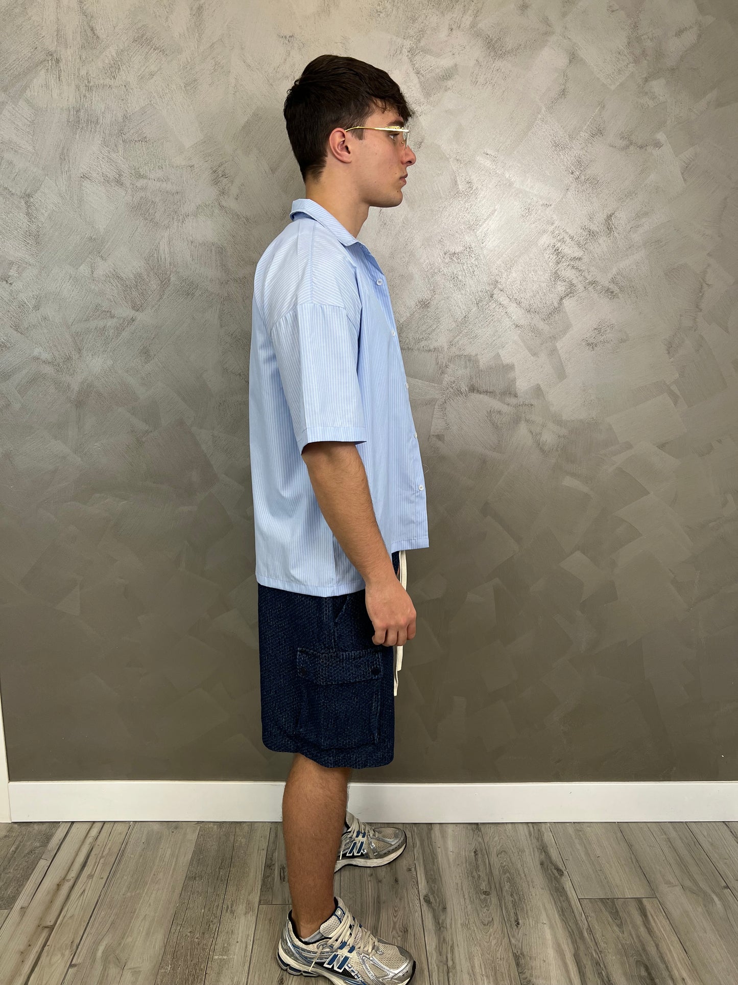 Cargo strutturato Blu notte