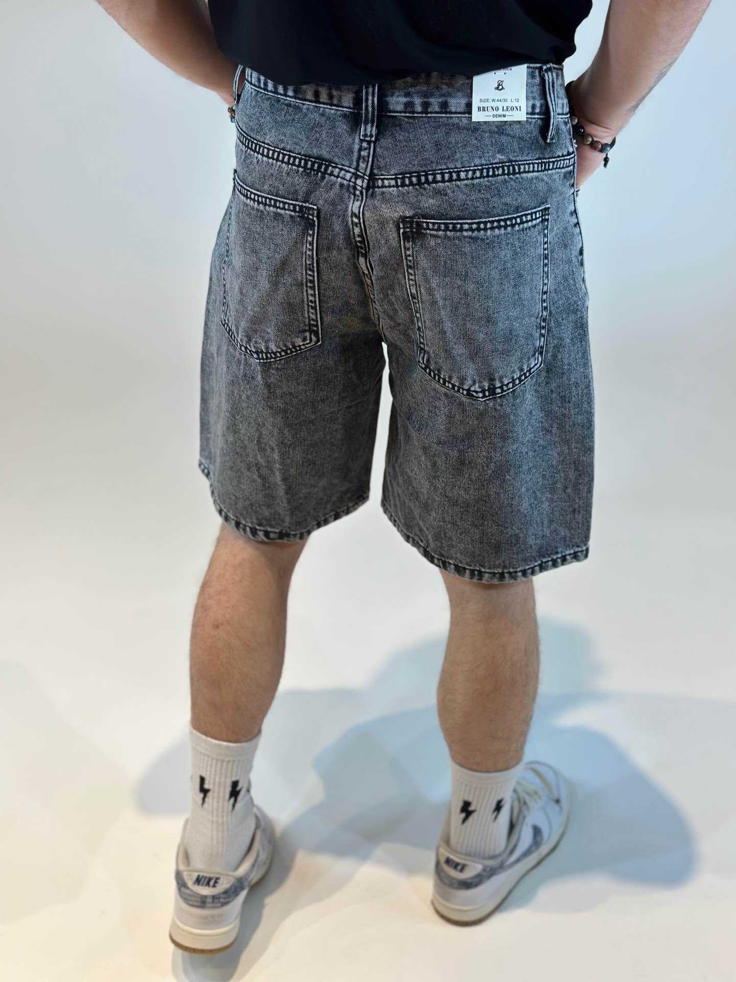 Bermuda jeans grey