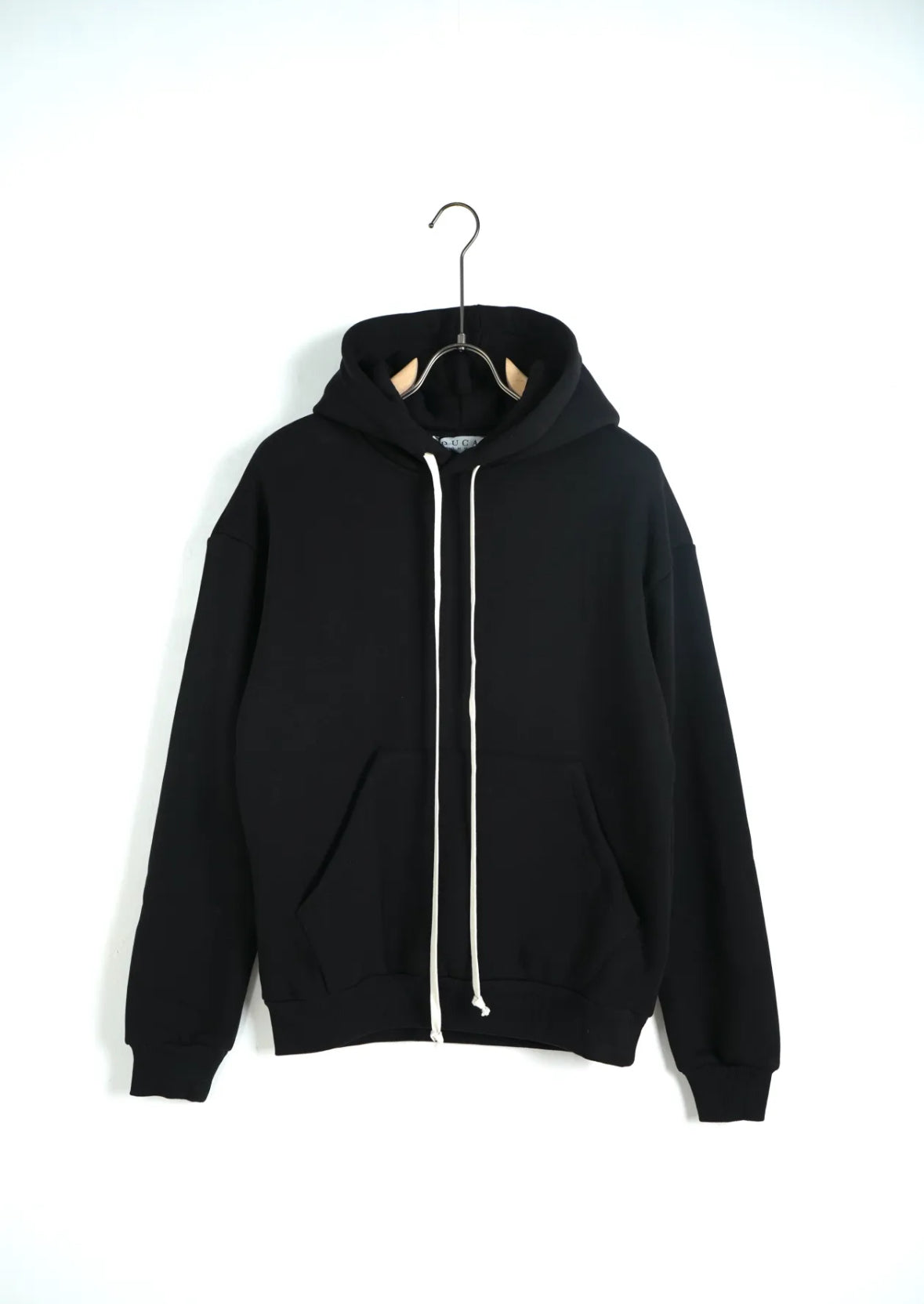 felpa doppio cotone black