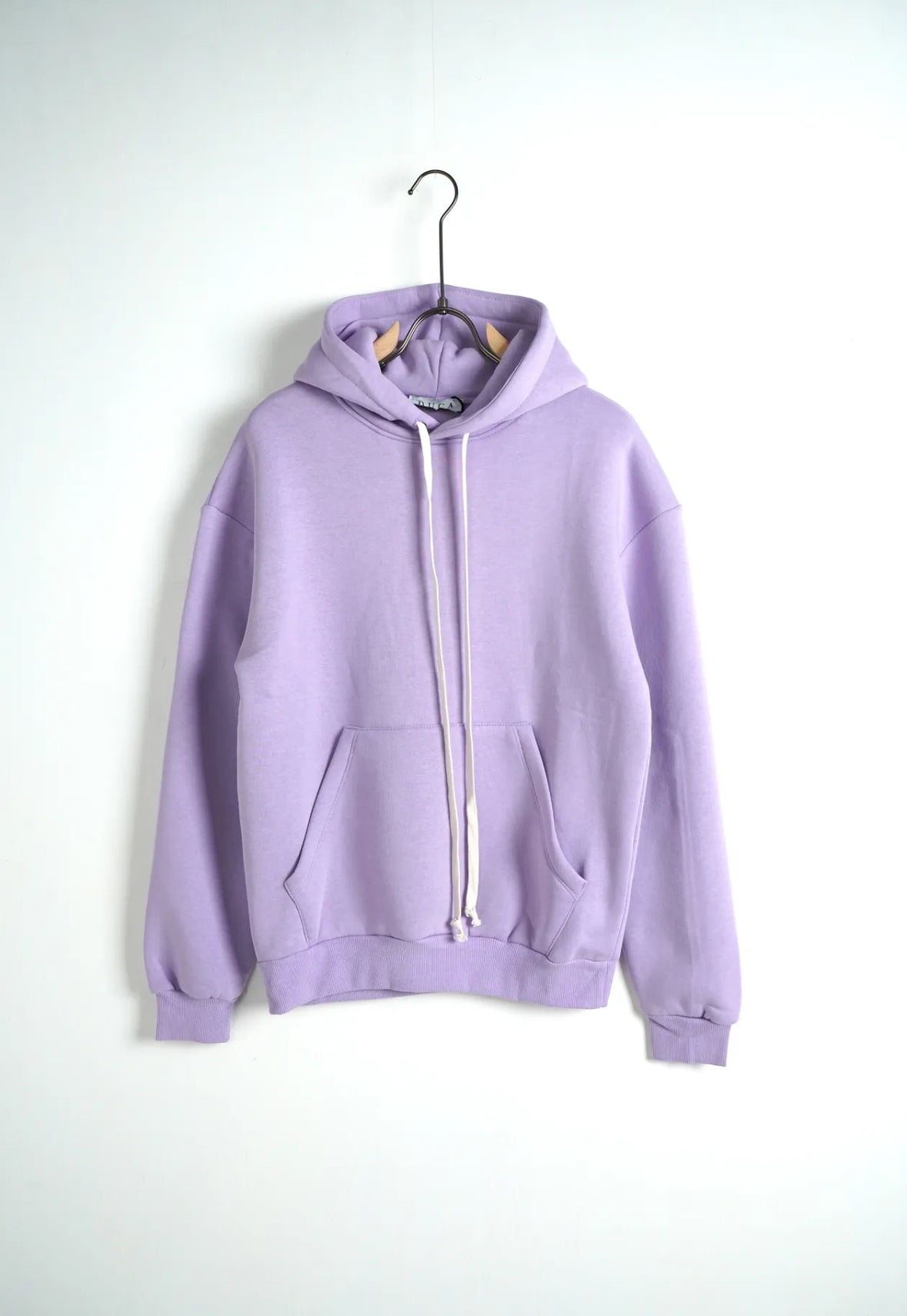 felpa doppio cotone lilla