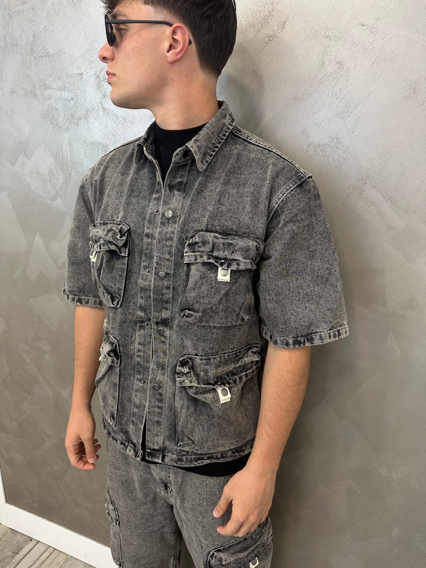 Completo multipocket light grey