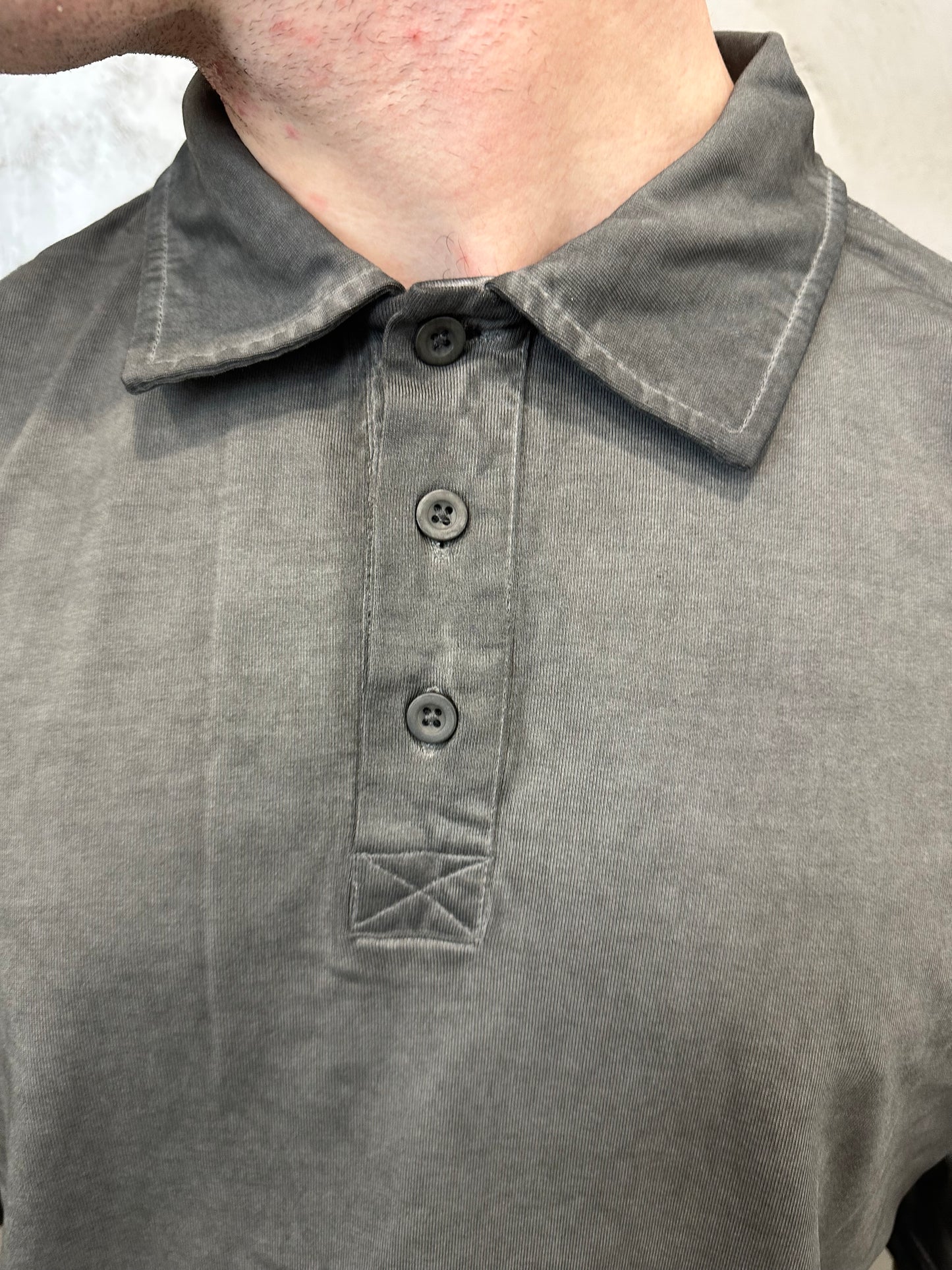 Polo stone washed grey over
