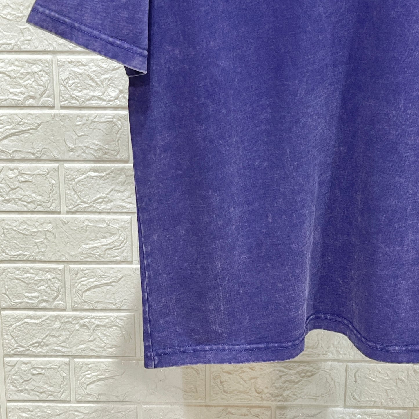 T-shirt stone washed viola