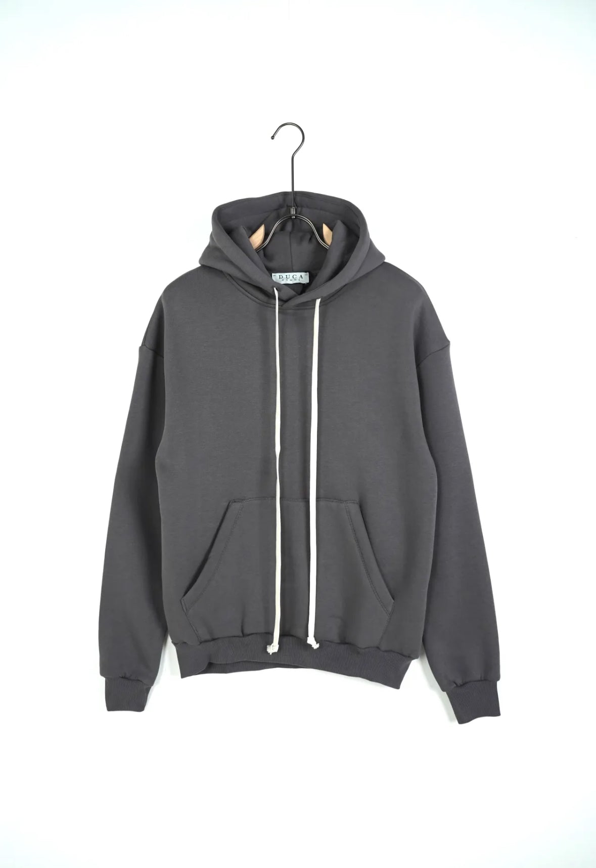 felpa doppio cotone piombo