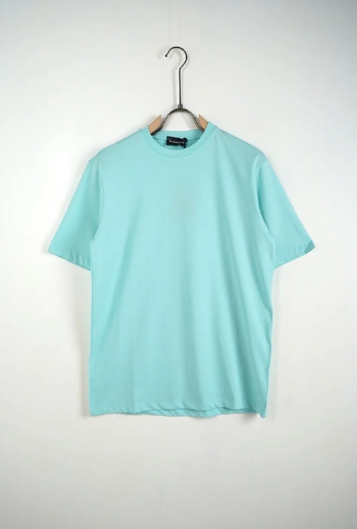 T-SHIRT SKY SEMI-OVER GIROCOLLO BASIC
