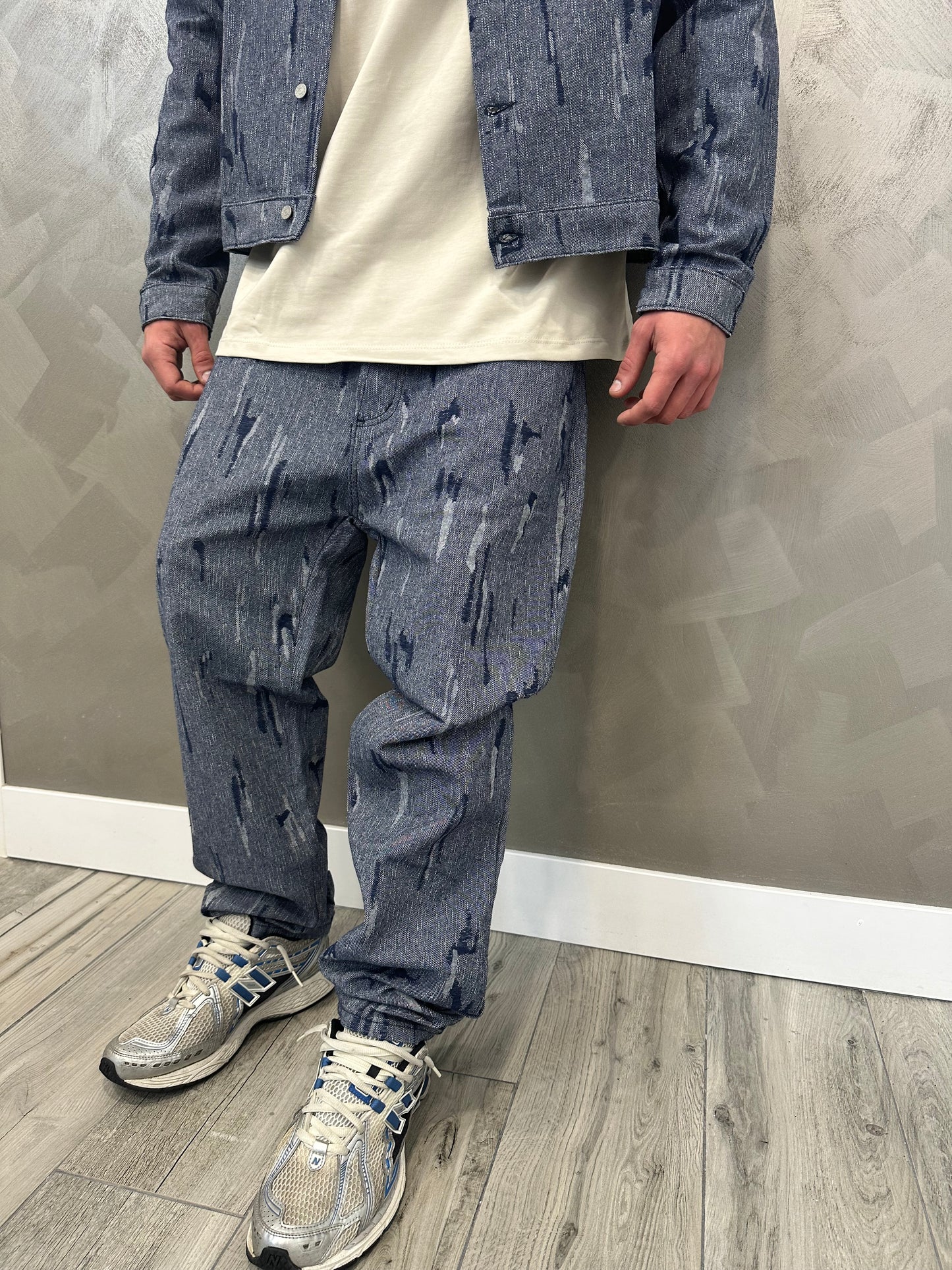 COORDSET JEANS FUMÈ BLUE