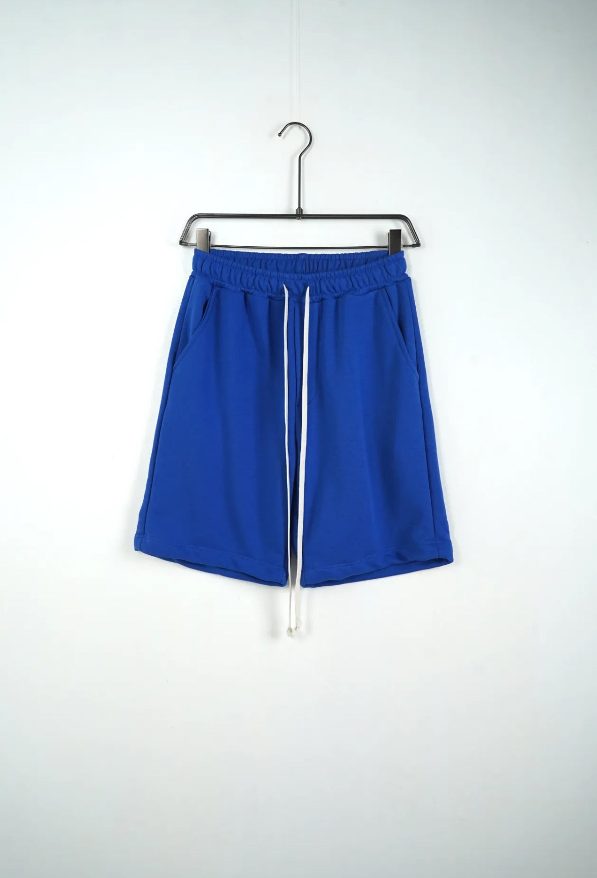 PANTALONCINO BLU COTONE