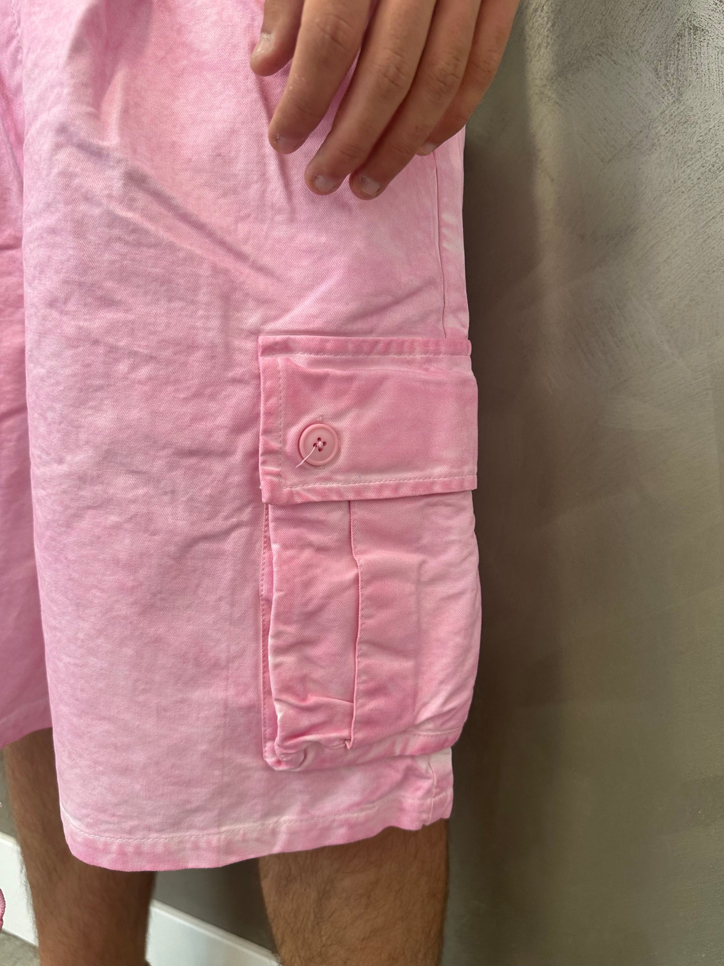 Cargo stone washed rosa
