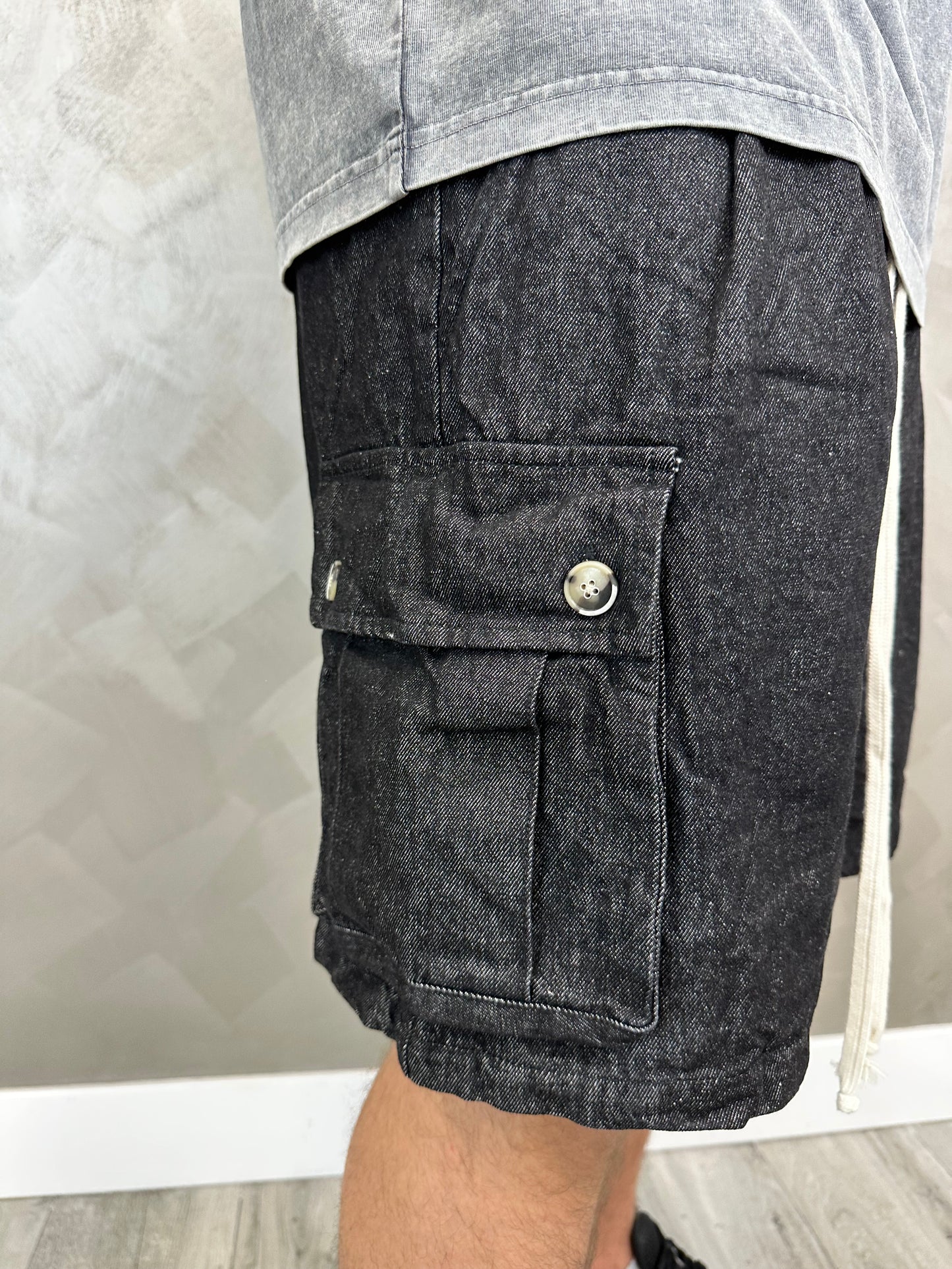 Cargo jeans black