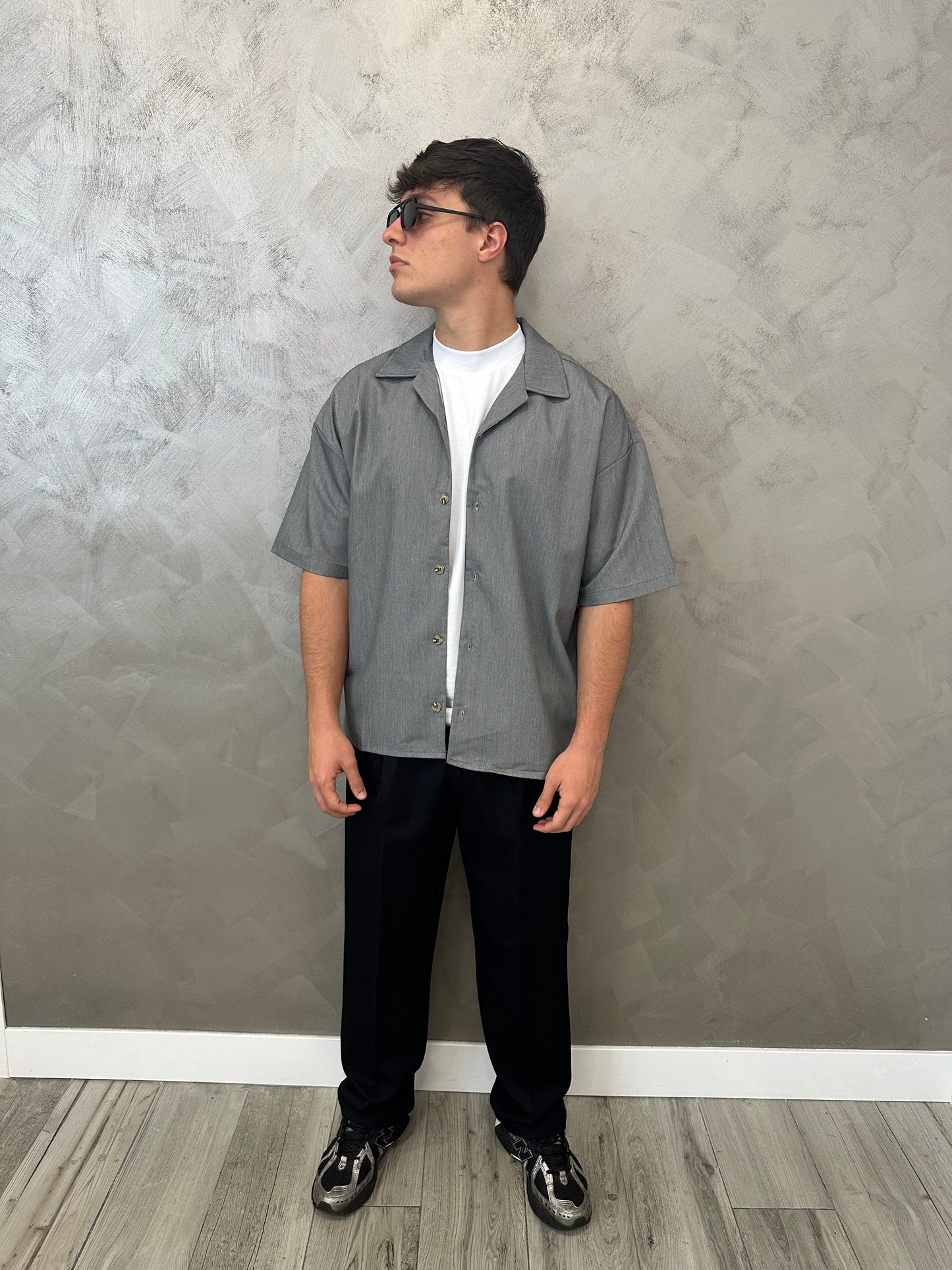 Camicia capri grigio