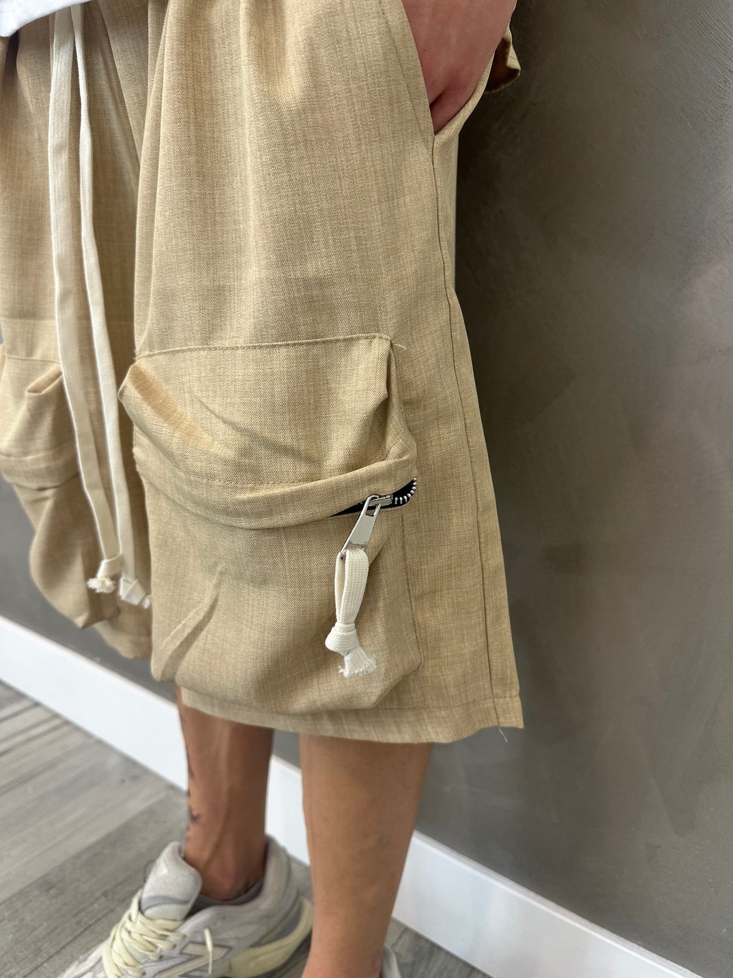 COMPLETO ZIP SUMMER CAMEL