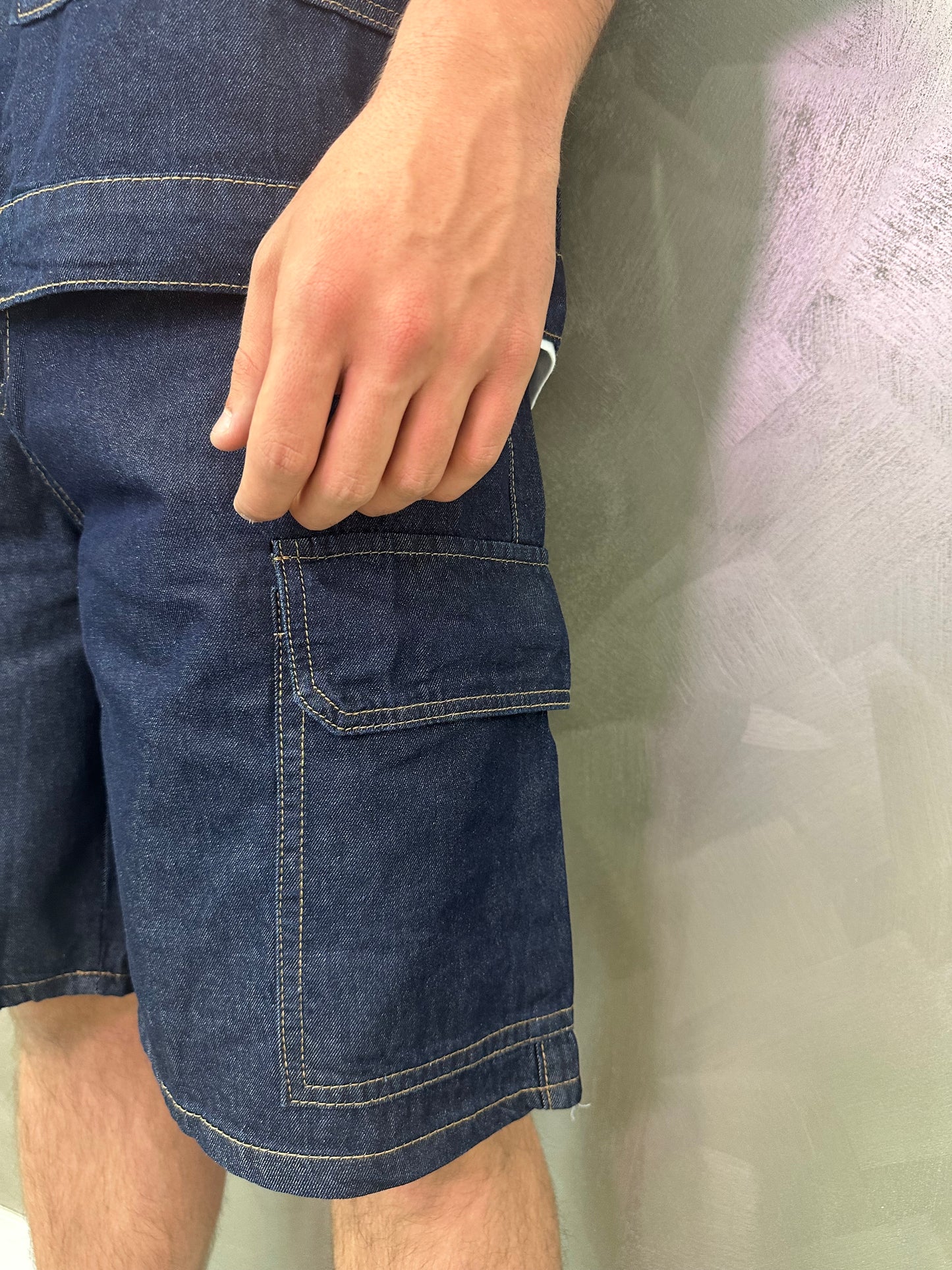 Completo jeans blu notte