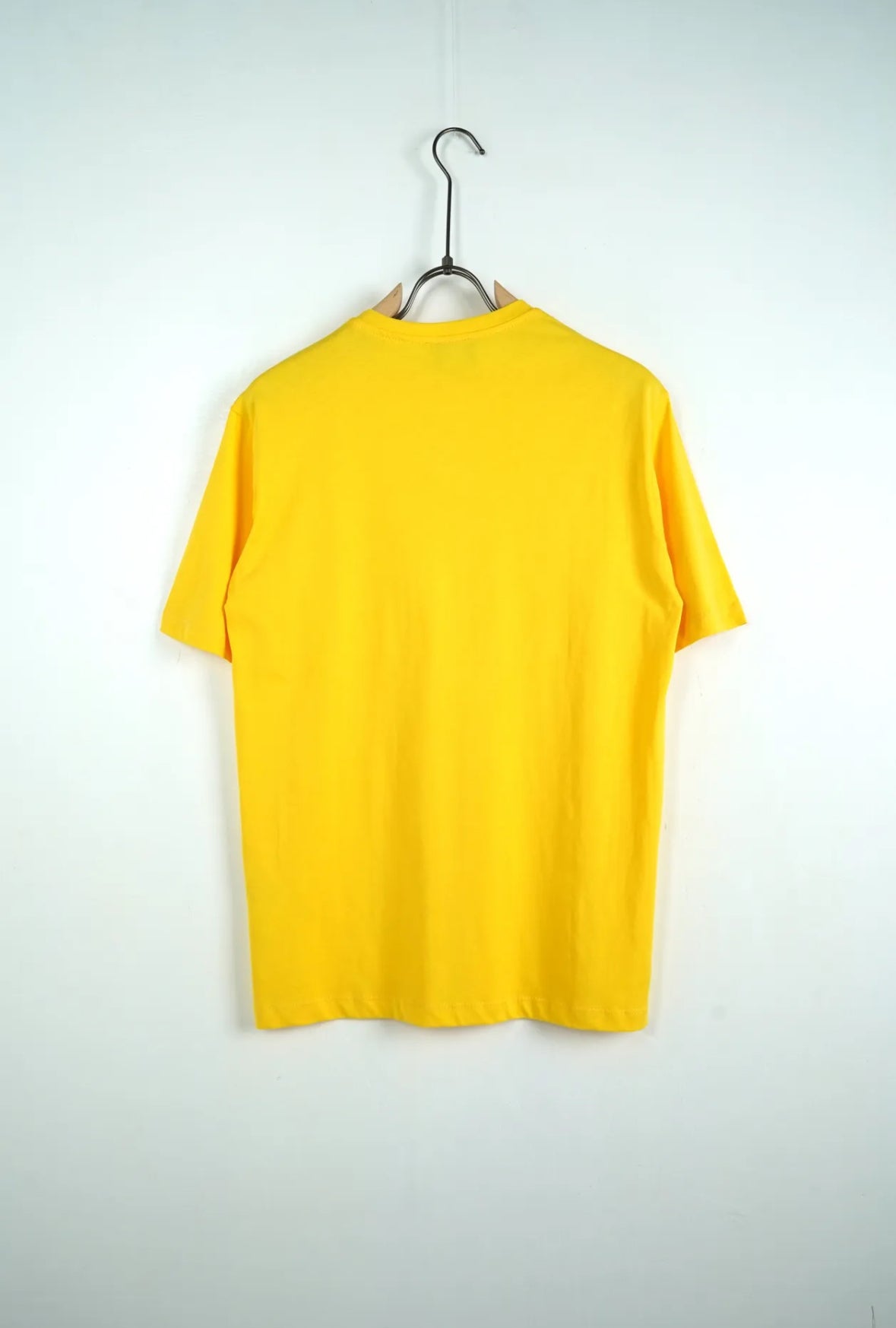 T-SHIRT GIALLO SEMI-OVER GIROCOLLO BASIC