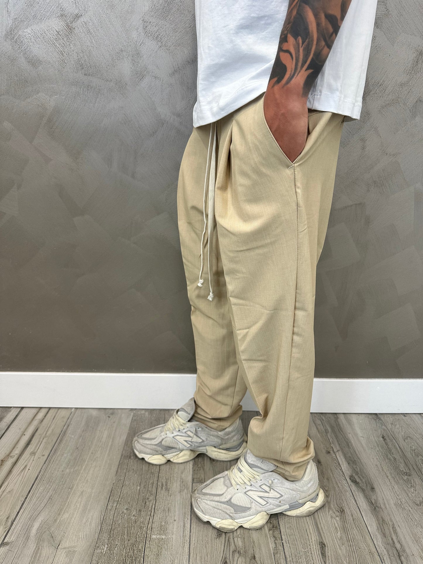 PANTALONE ELEGANTE BEIGE