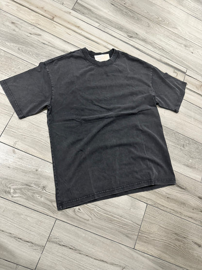 T-SHIRT STONE WASHED BLACK