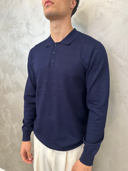 Polo classy blu notte