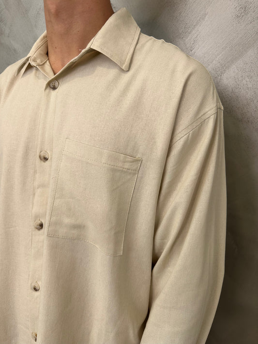 Camicia Desert Beige Lino