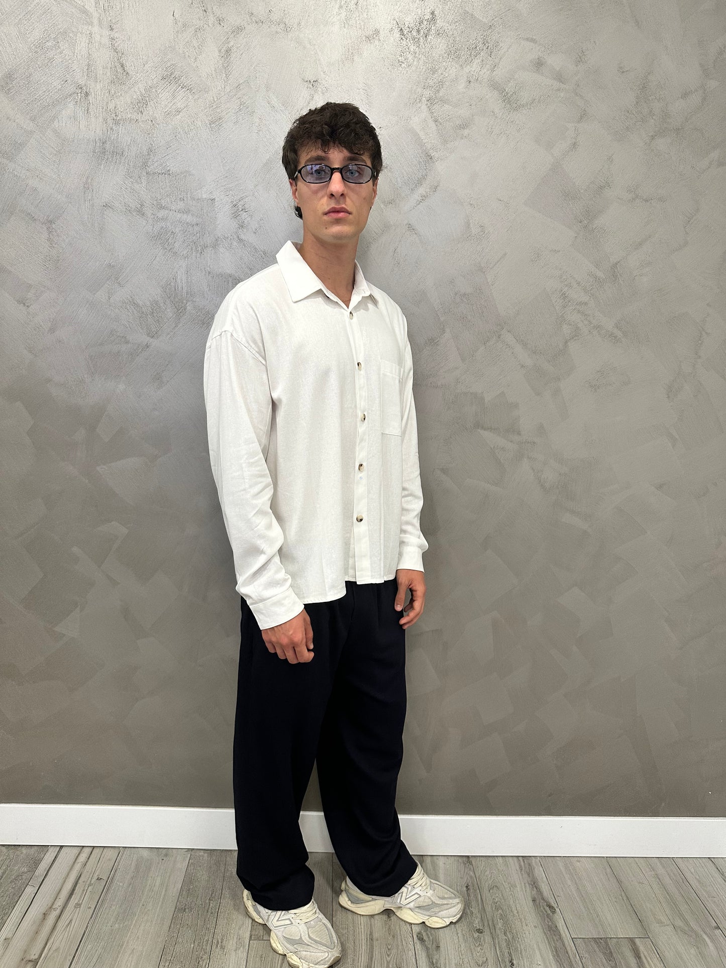 Camicia Desert Lino bianco