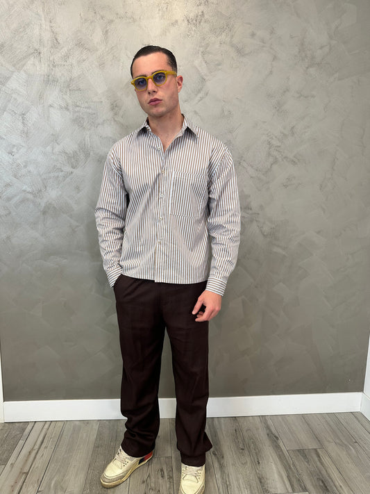 Camicia Londra Marrone
