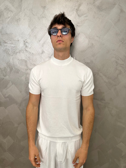 T-shirt in filo white