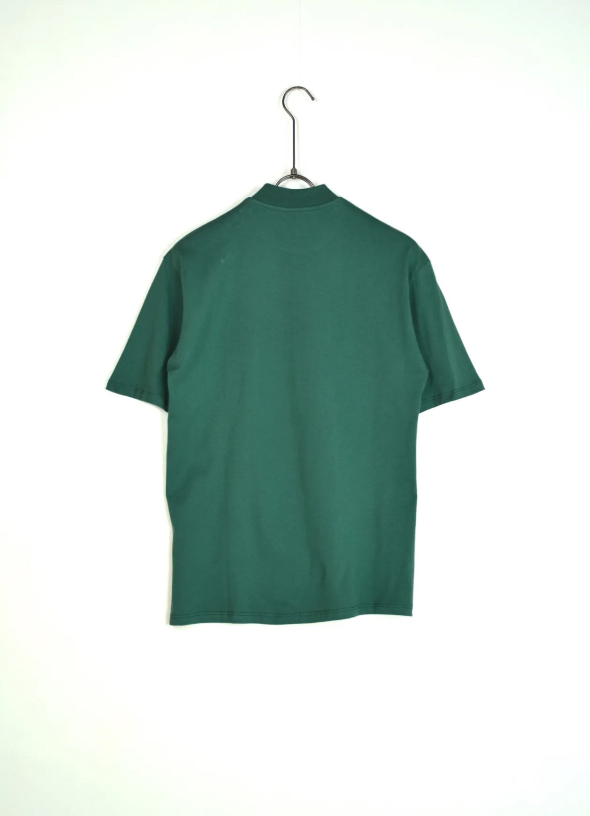 T-SHIRT VERDE BOSCO COLLETTO ALTO