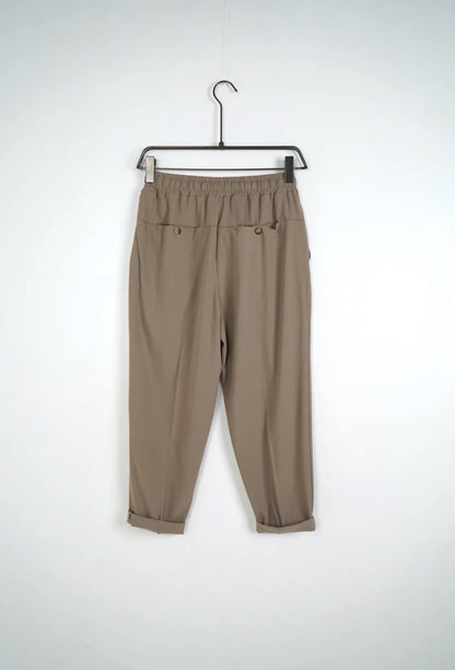 PANTALONE ELEGANT BEIGE SCURO