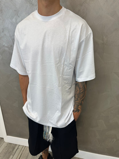 T-SHIRT OVERSIZE WHITE TAGLIA UNICA