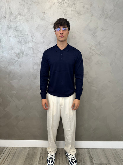 Polo classy blu notte