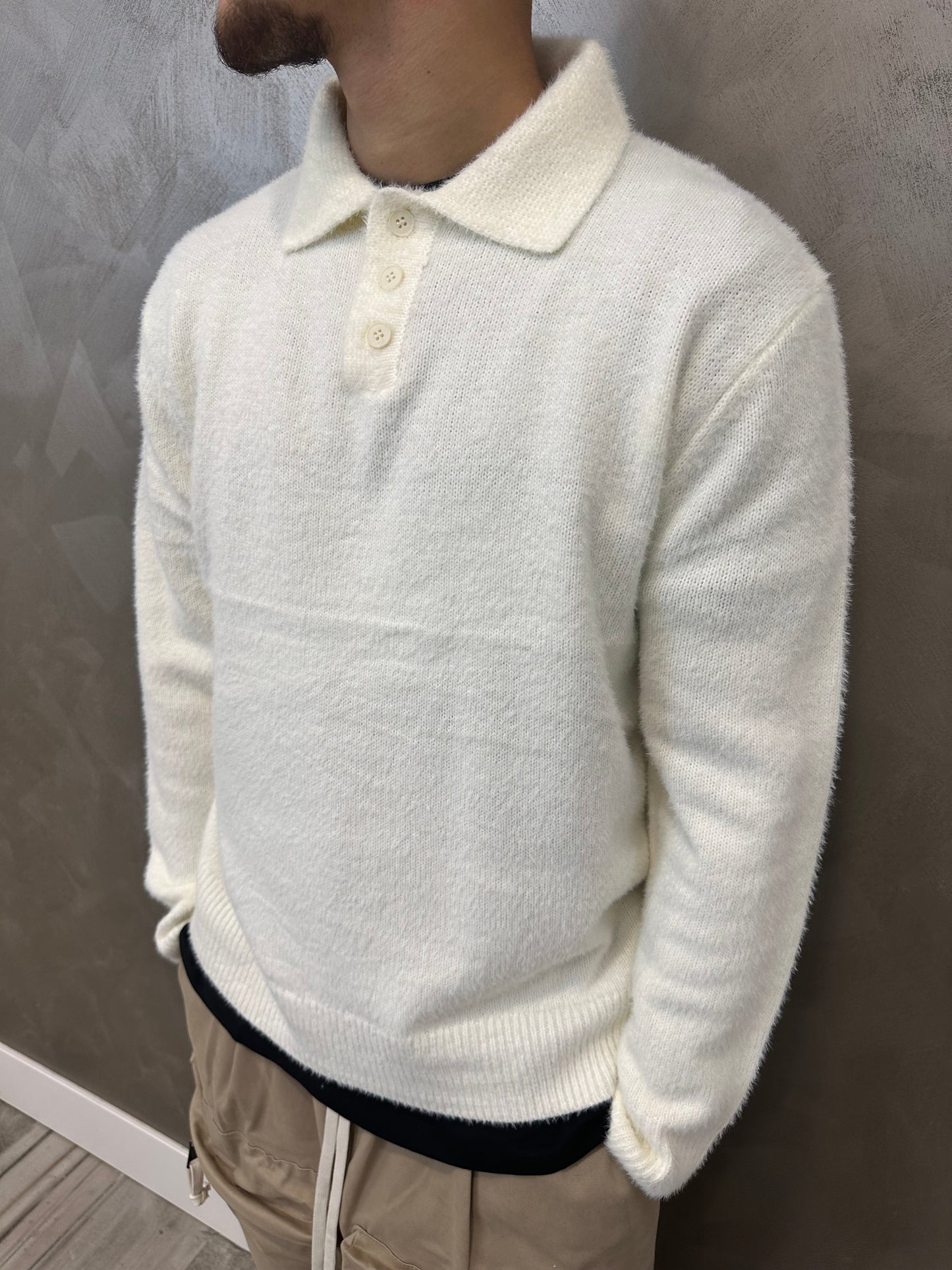 MAGLIONE CLASSY WHITE