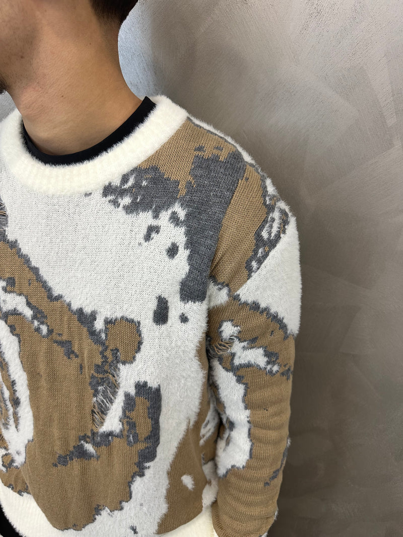 MAGLIONE MAKO BEIGE
