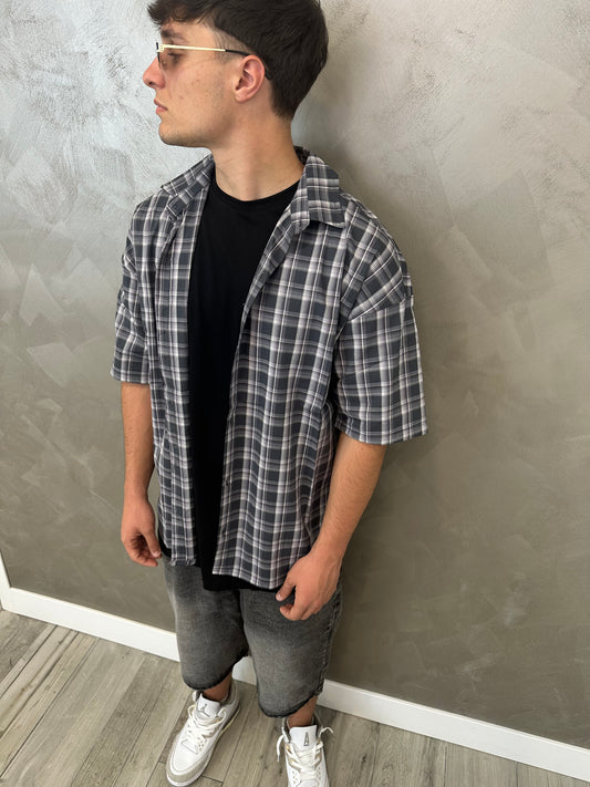 Camicia Black Oversize Streetwear