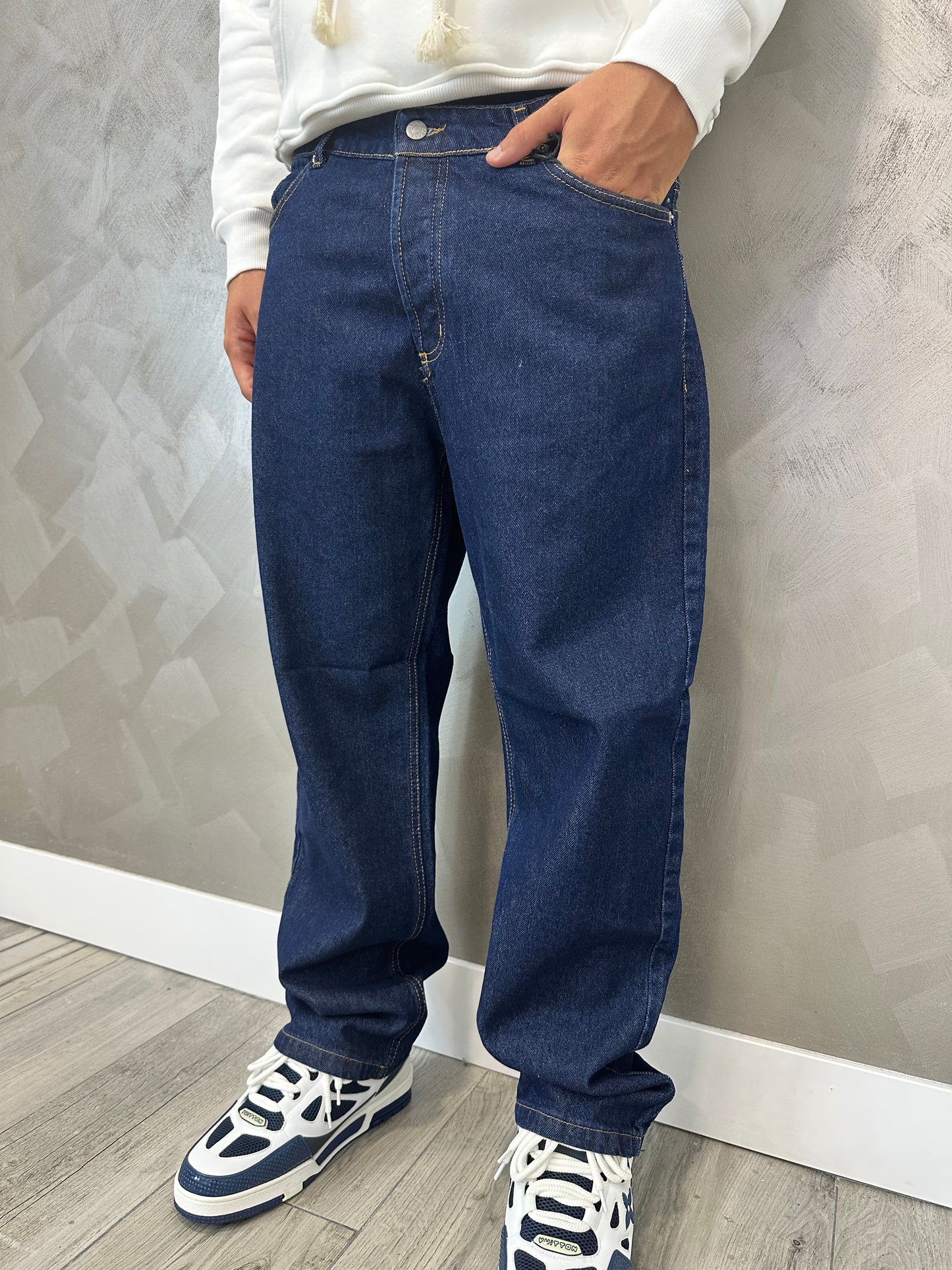 Baggy japan blue denim