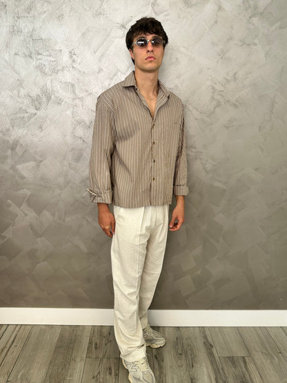 Camicia porto cervo marrone