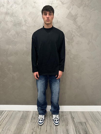 Baggy fume blue jeans