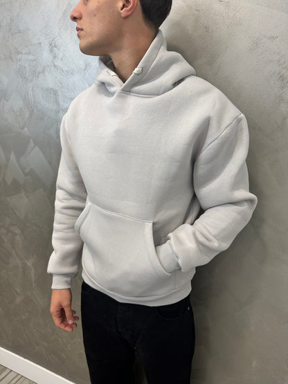 felpa doppio cotone grigio nike