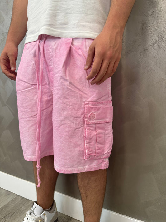 Cargo stone washed rosa