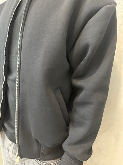 Bomberino felpato nero