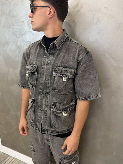 Completo multipocket light grey