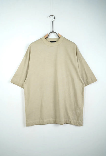 Premium oversize stone washed beige