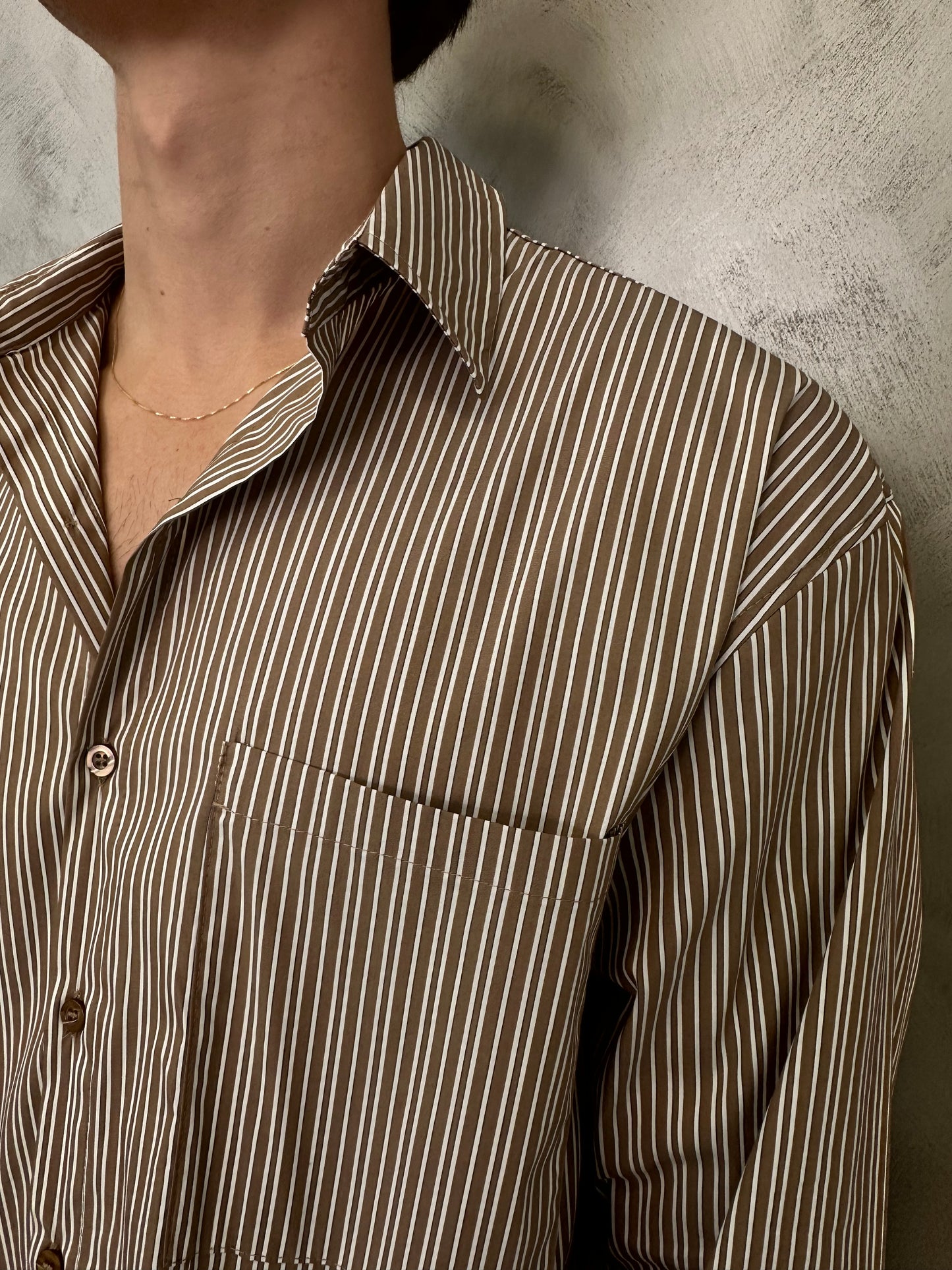 Camicia porto cervo marrone