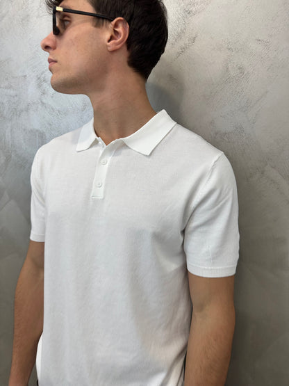 Polo Essential Bianca Regular Fit