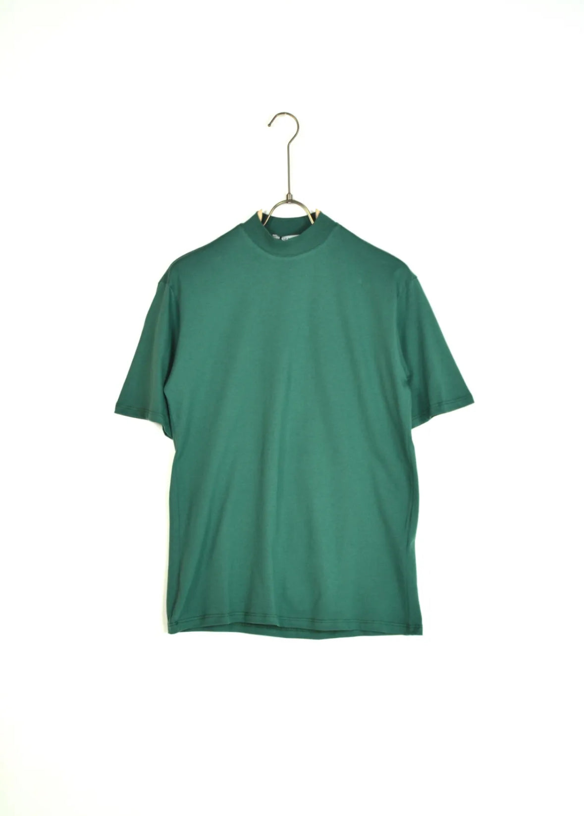 T-SHIRT VERDE BOSCO COLLETTO ALTO