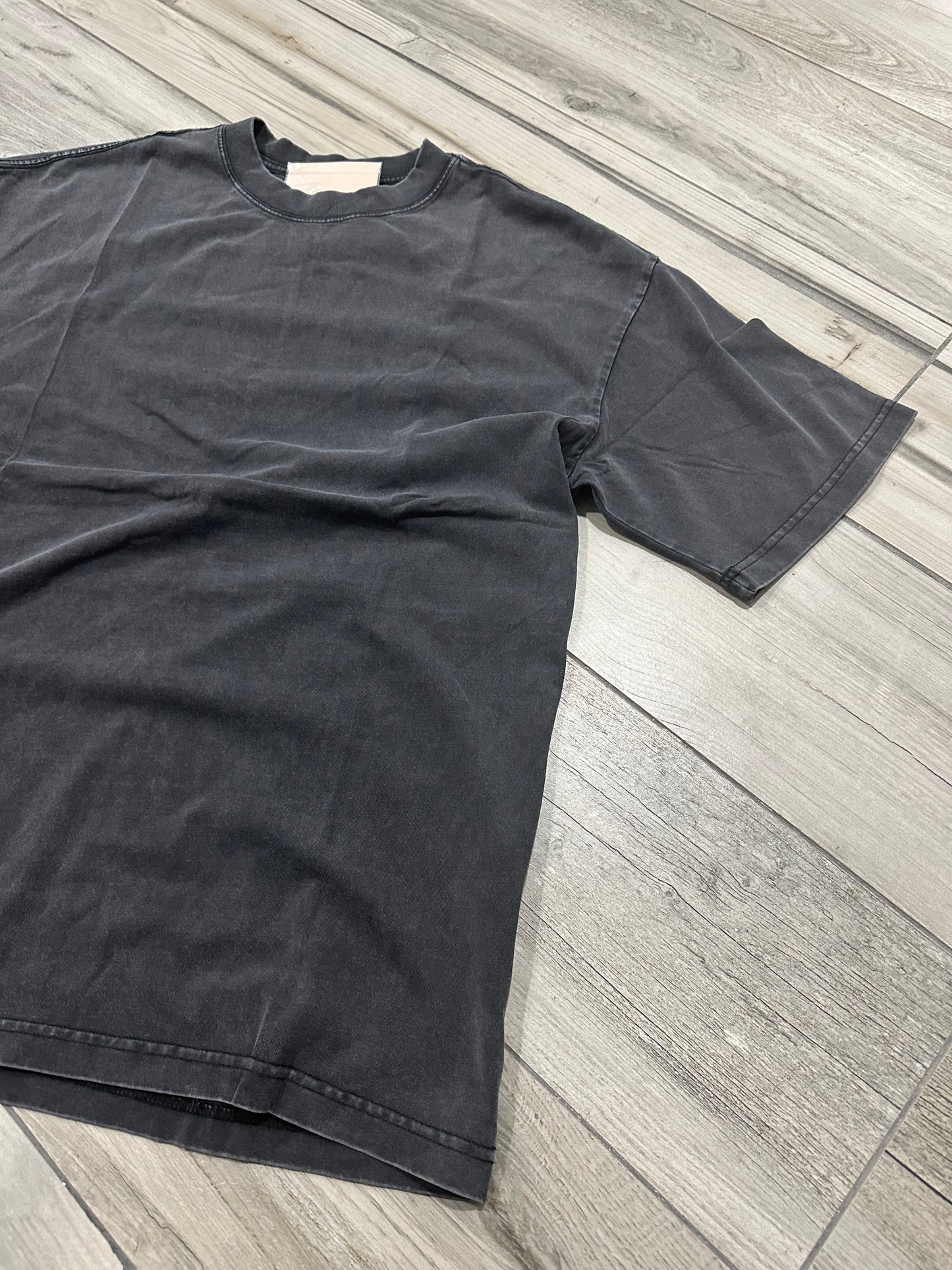 T-SHIRT STONE WASHED BLACK