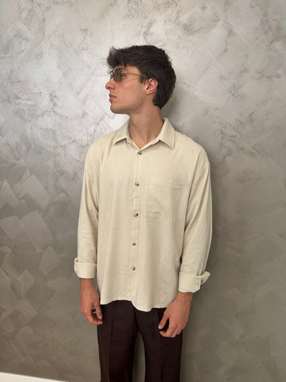 Camicia Desert Beige Lino