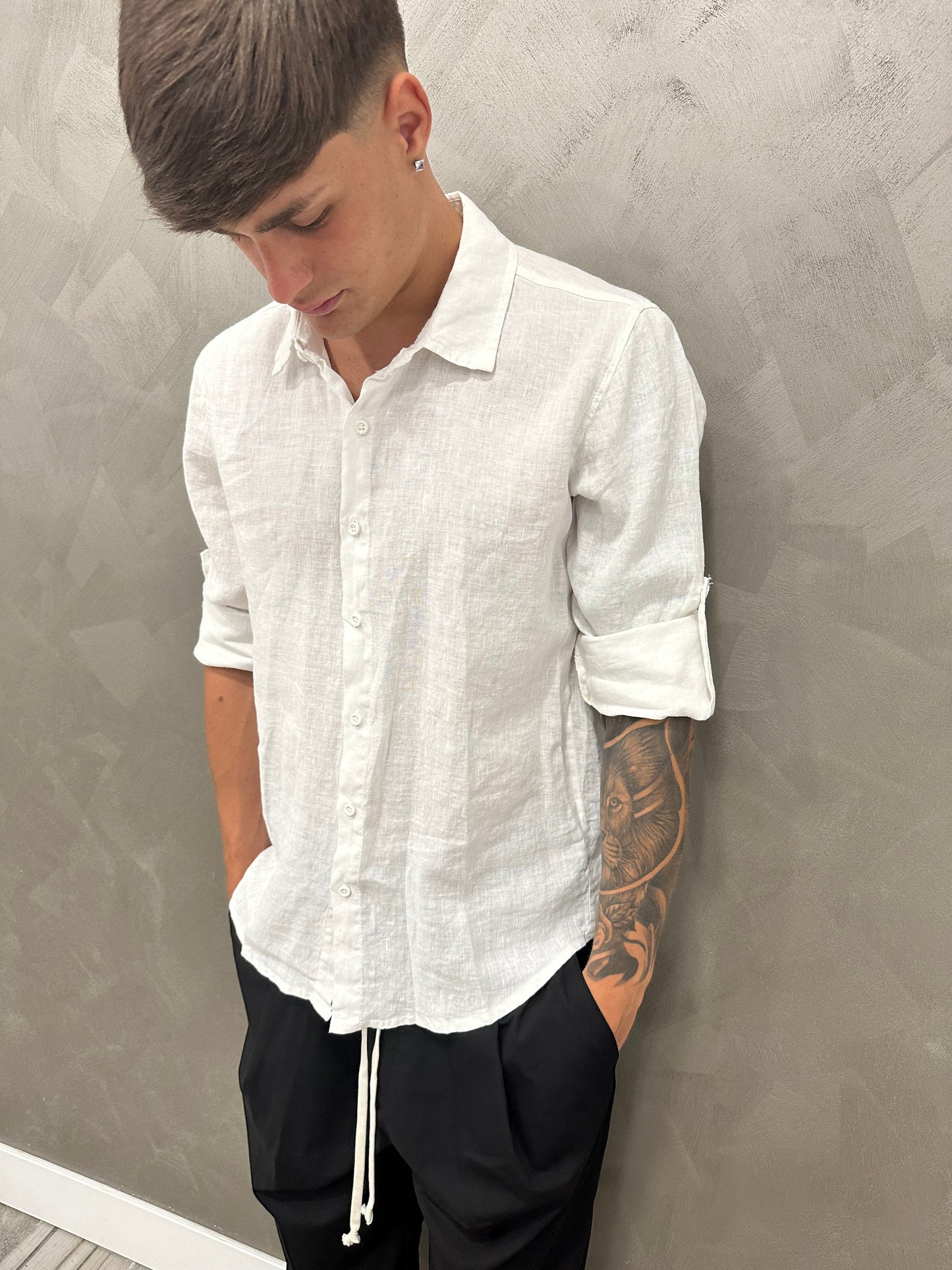 CAMICIA 100% LINO