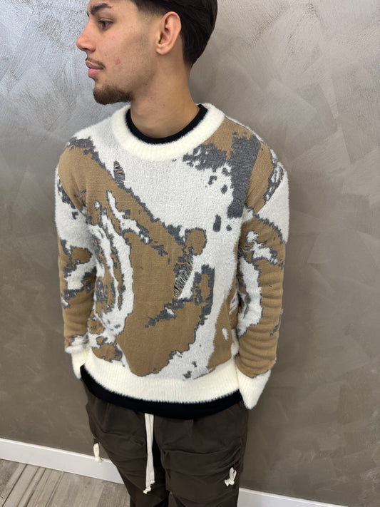 MAGLIONE MAKO BEIGE