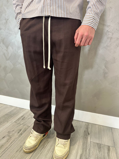 Pantalone Marrone Linen